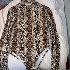 Brand New Snakeskin Bodysuit
